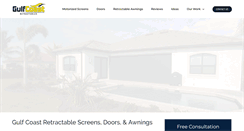 Desktop Screenshot of gulfcoastscreens.com