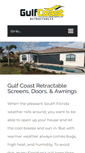 Mobile Screenshot of gulfcoastscreens.com